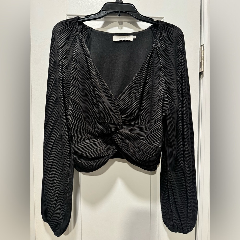 Black going out shirt from Nordstrom.